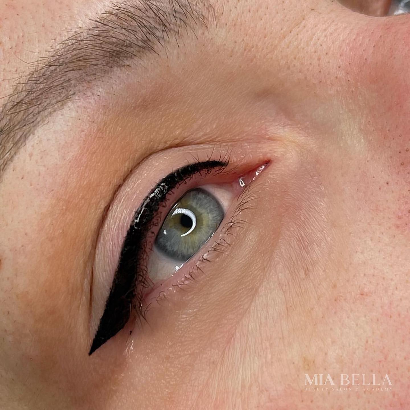 Eyeliner tattoo by Mia Bella
