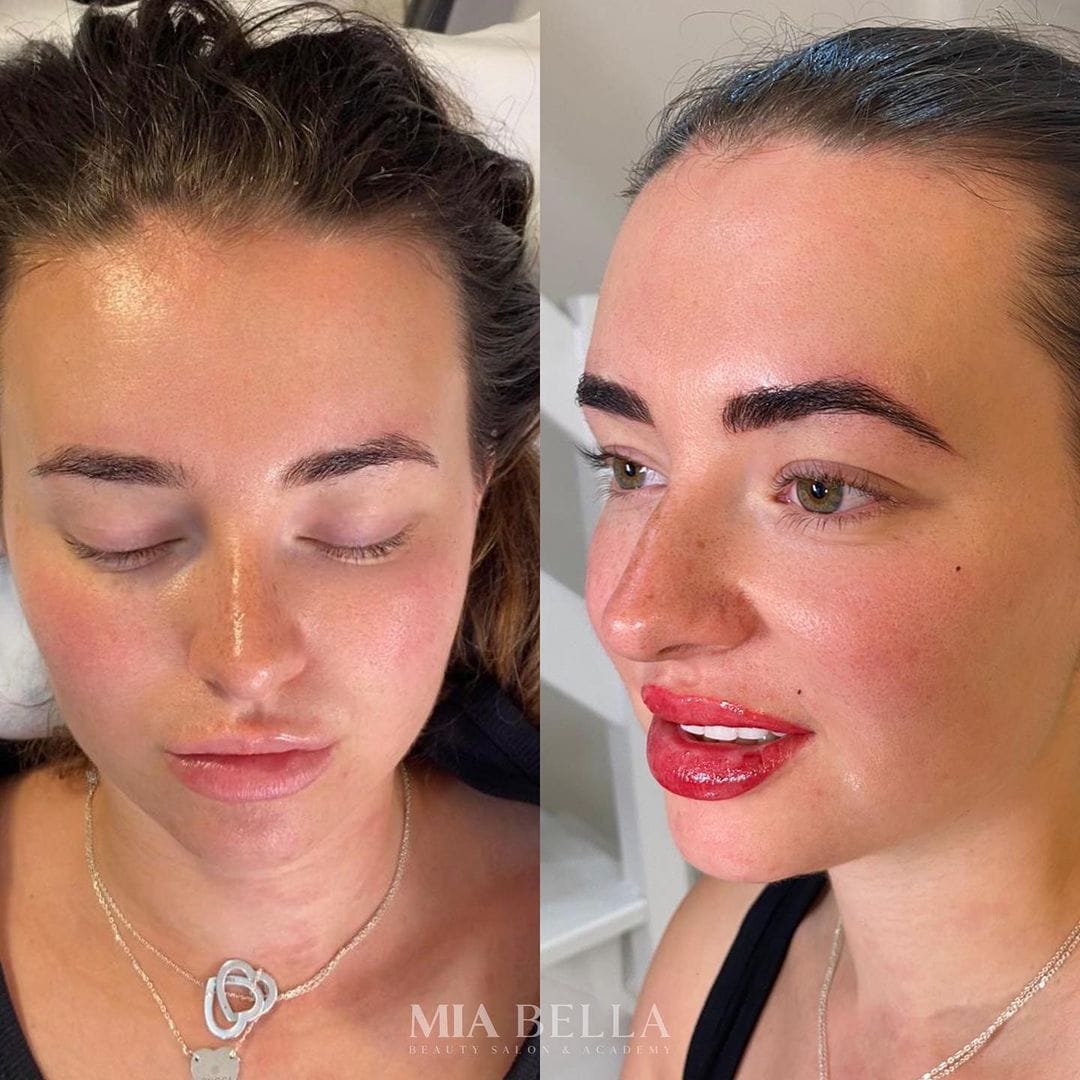 Microblading treatment services at Mia Bella Salon